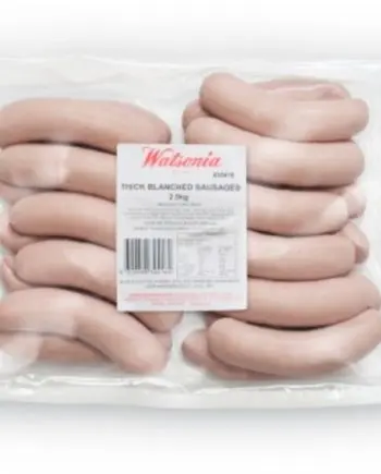 Blanched Sausages Thick ( 2 X 2.5kg ) -Watsonia