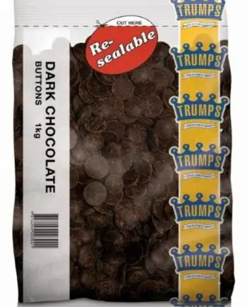 Dark Chocolate Buttons ( Trumps 1kg )