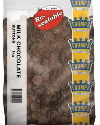 Milk Chocolate Buttons 1kg ( Trumps )