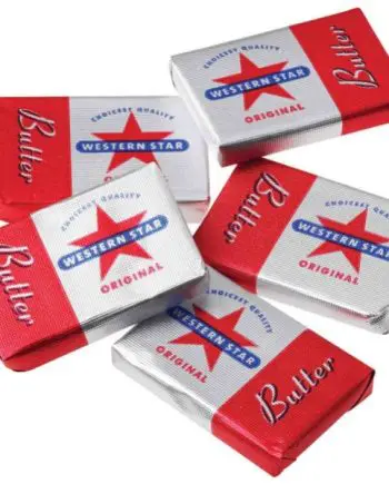 Foil Wrapped Butter Portions 200pce x 7g - Western Star