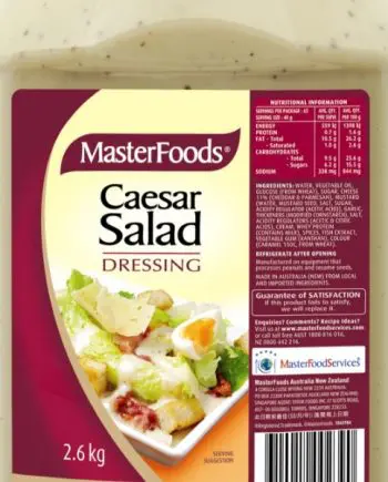 Caesar Dressing 2.6kg (Masterfoods)