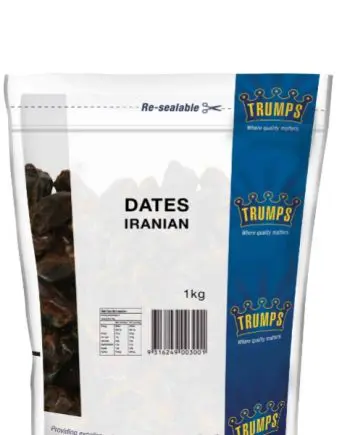 Dates Pitted 1kg TRUMPS