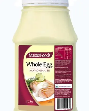 Whole Egg Mayonnaise ( Masterfoods 2.2kg )