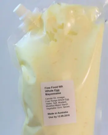 Whole Egg Mayonaise 1kg re sealable top - Quality Fine Foods