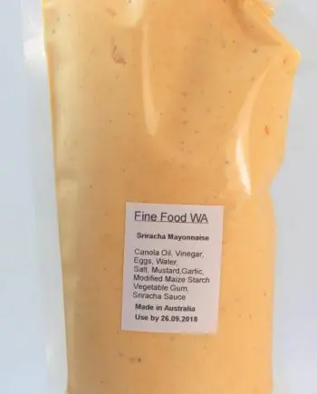 Sriracha Mayonaise 1kg re sealable top - Quality Fine Foods