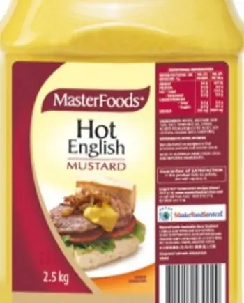 Hot English Mustard 2.5kg (Masterfoods)