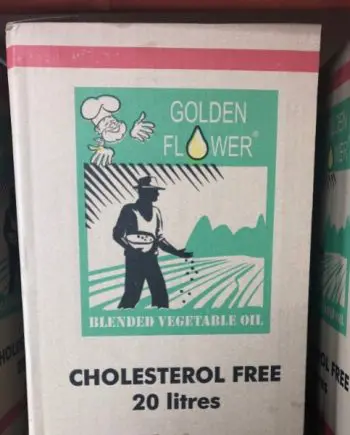 Blended Vegetable Oil Square Tin 20L (Golden Flower)