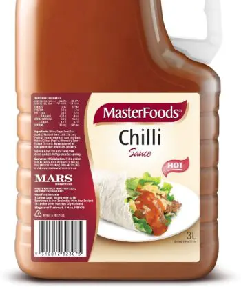 Hot Chilli Sauce ( Masterfoods 3L )