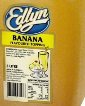 Banana Topping ( Edlyn 3L )