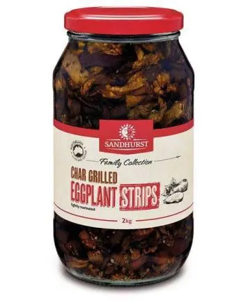 Chargrilled Eggplant Strips ( Sandhurst 2 kg )