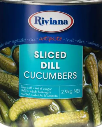 Dill Cucumbers Sliced ( Riviana 2.9kg )