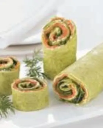 12" Spinach Tortilla 72pce (Mission)