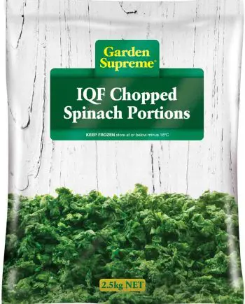 Spinach Portions 2.5kg Garden Supreme