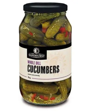 Whole Dill Cucumbers 2kg ( Sandhurst )