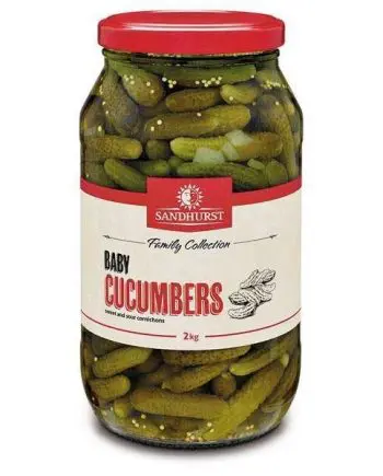 Cornichons ( Baby Cucumbers ) 2kg Sandhurst