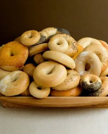 White Mixed Bagels 120g x 60pce (New York Bagel) - Special Order Product