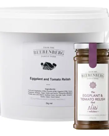Eggplant and Tomato Relish 2 x 2kg (Beerenberg)