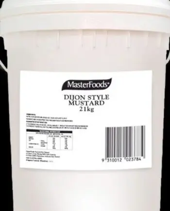 Dijon Style Mustard 21kg (Masterfoods)
