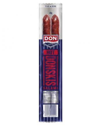 Donski HOT Salami Sticks 20pce x 40g (DON KR)