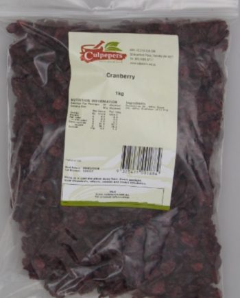 Dried Cranberries 1kg (Culpepers) - Special Order Product