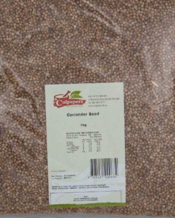 Coriander Seeds 1kg (Culpepers) - Special Order Product